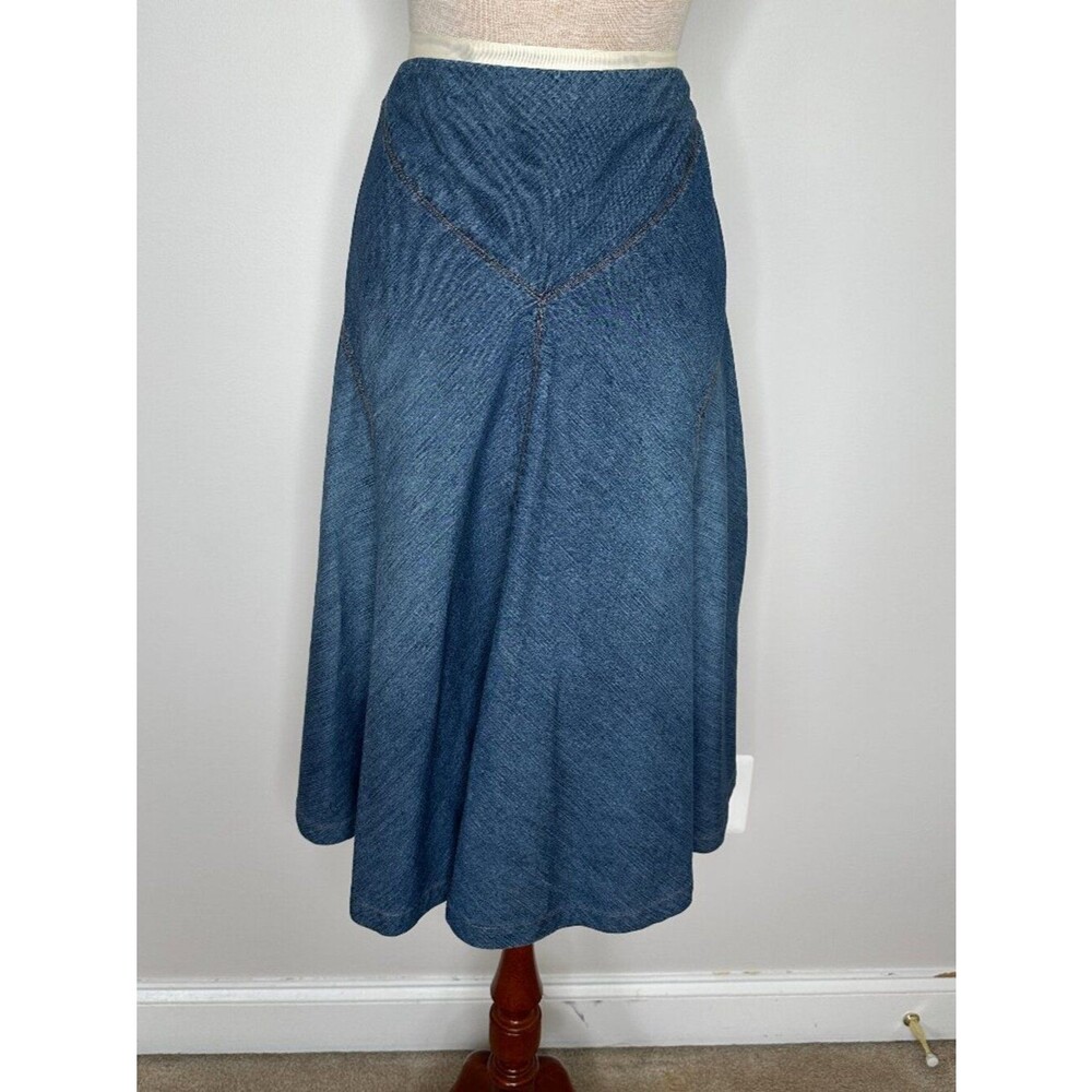 Lauren Jeans Co. Ralph Lauren Women's Lt. Weight Denim A-Line Skirt Size 10P